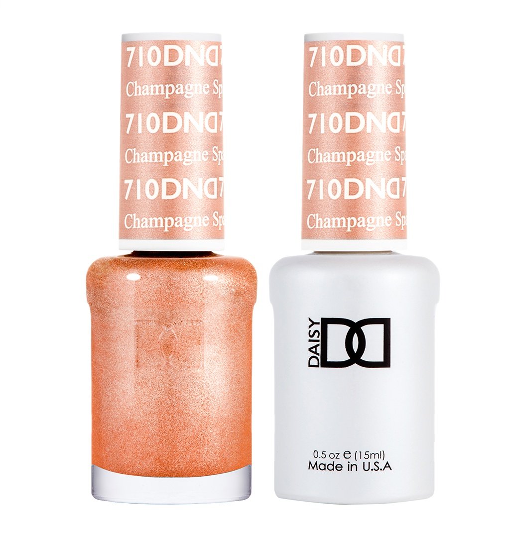 DND Duo Gel & Lacquer Champagne Sparkles #710-Beauty Zone Nail Supply
